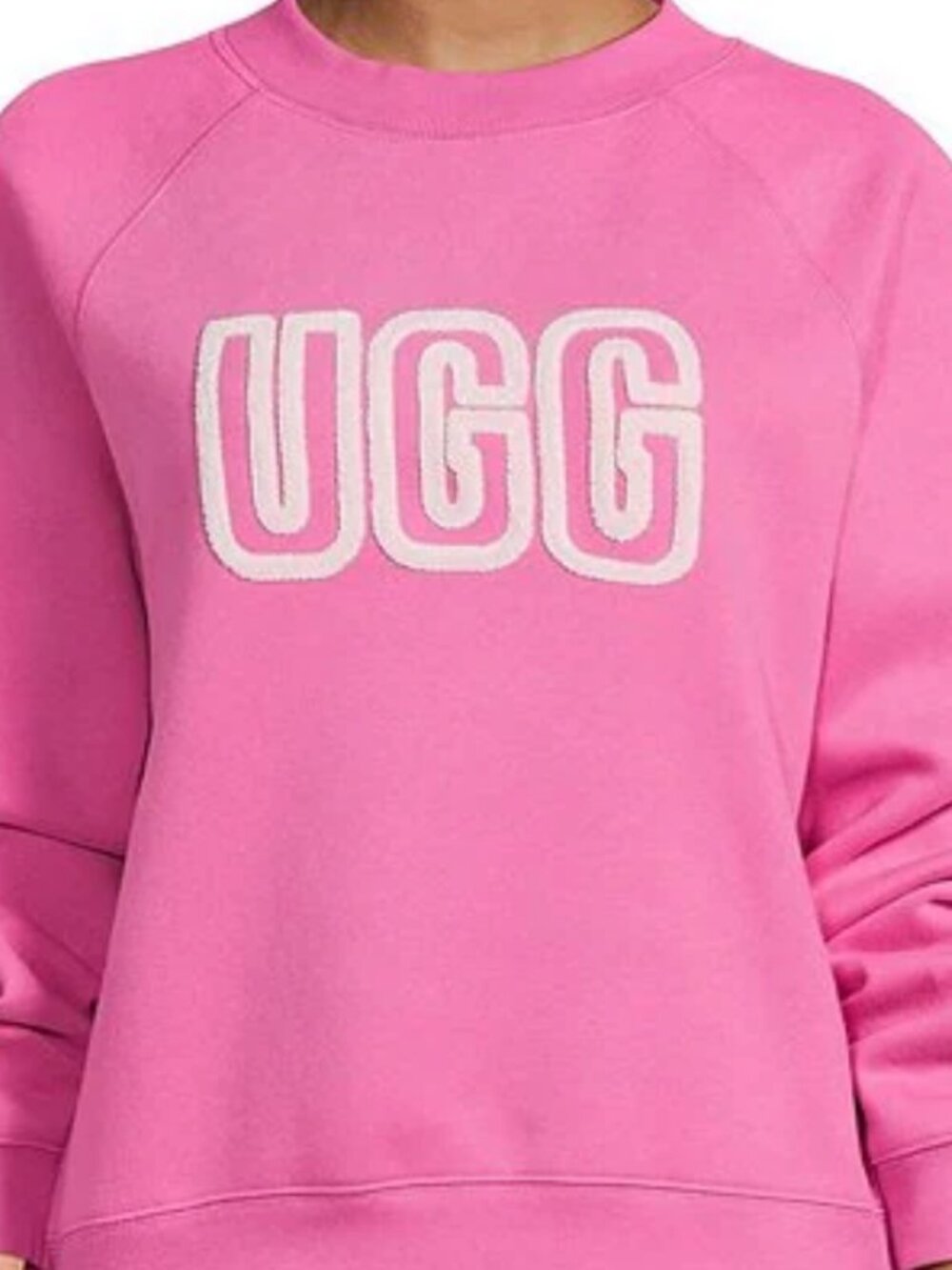 UGG-Crewneck Logo Sweatshirt-Wood Violet